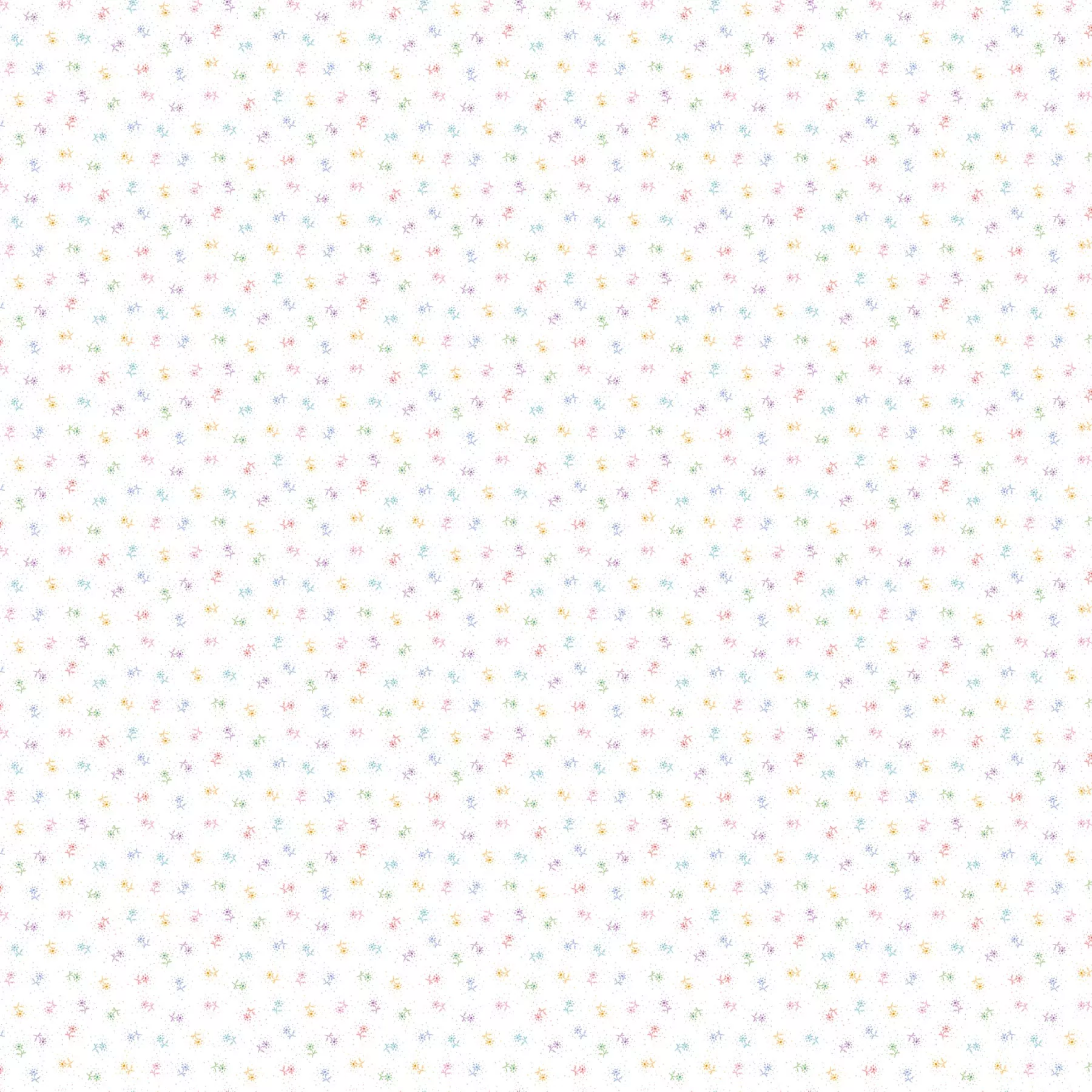 Pocket Posies – Quilting Cotton Fabric – Ditsy Daisy – White